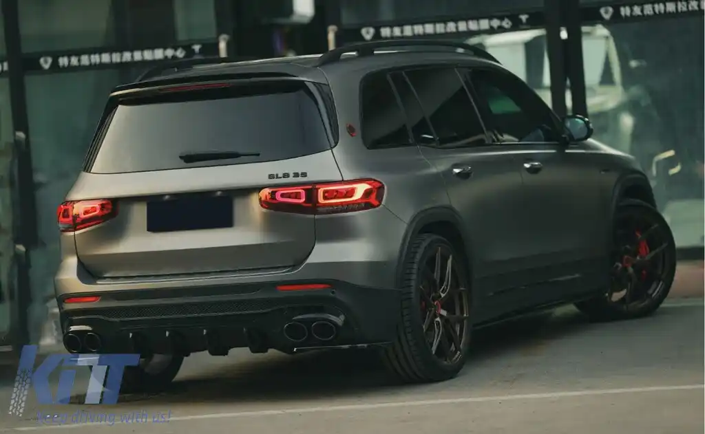 Pachet Exterior Aero compatibil cu Mercedes GLB X247 (2019-2023) Negru-image-6126805