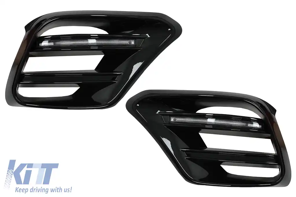 Pachet Exterior Aero compatibil cu Mercedes S-Class W223 Limousine Sport Line (2020-) Negru Lucios-image-6098797