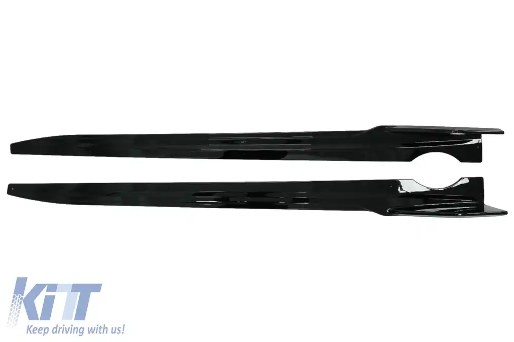 Pachet Exterior Aero cu Grila Centrala compatibil cu BMW X5 G05 (2018-2022) M-Tech Black Knight Design Negru Lucios-image-6080377