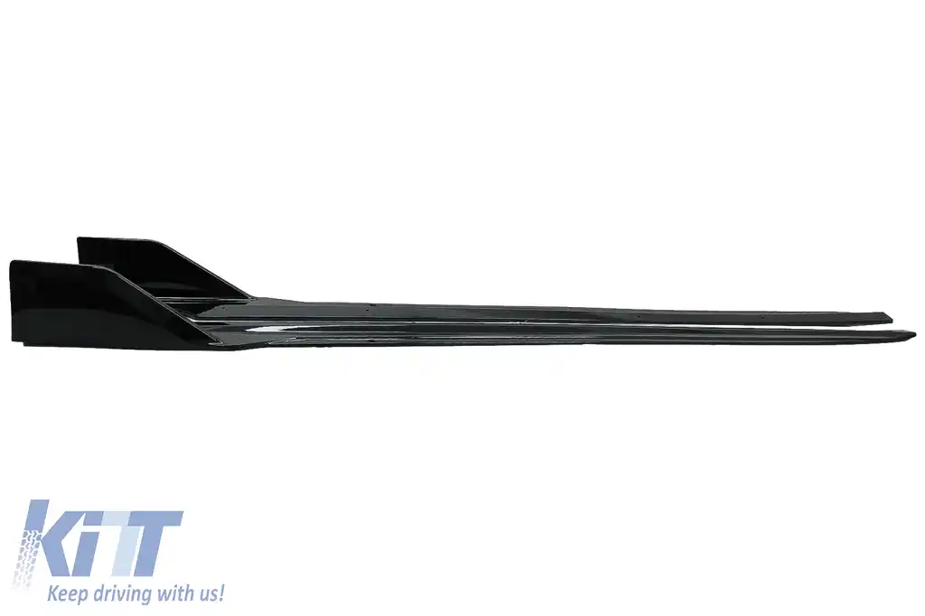 Pachet Exterior Aero cu Grila Centrala compatibil cu BMW X5 G05 (2018-2022) M-Tech Black Knight Design Negru Lucios-image-6080381