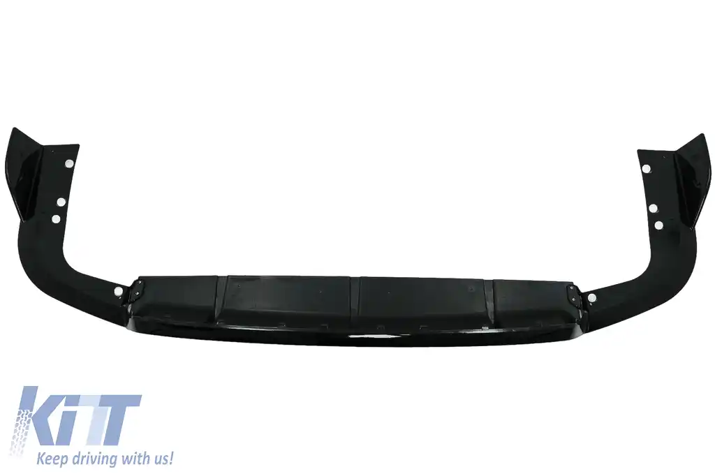 Pachet Exterior Aero cu Grila Centrala compatibil cu BMW X5 G05 (2018-2022) M-Tech Black Knight Design Negru Lucios-image-6080400