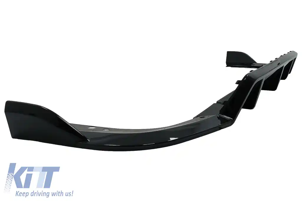 Pachet Exterior Aero cu Grila Centrala compatibil cu BMW X5 G05 (2018-2022) M-Tech Black Knight Design Negru Lucios-image-6080403