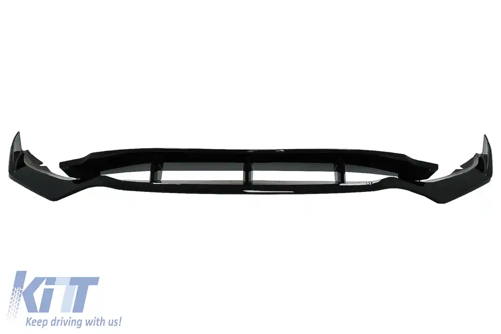 Pachet Exterior Aero cu Grila Centrala compatibil cu BMW X5 G05 (2018-2022) M-Tech Black Knight Design Negru Lucios-image-6080408