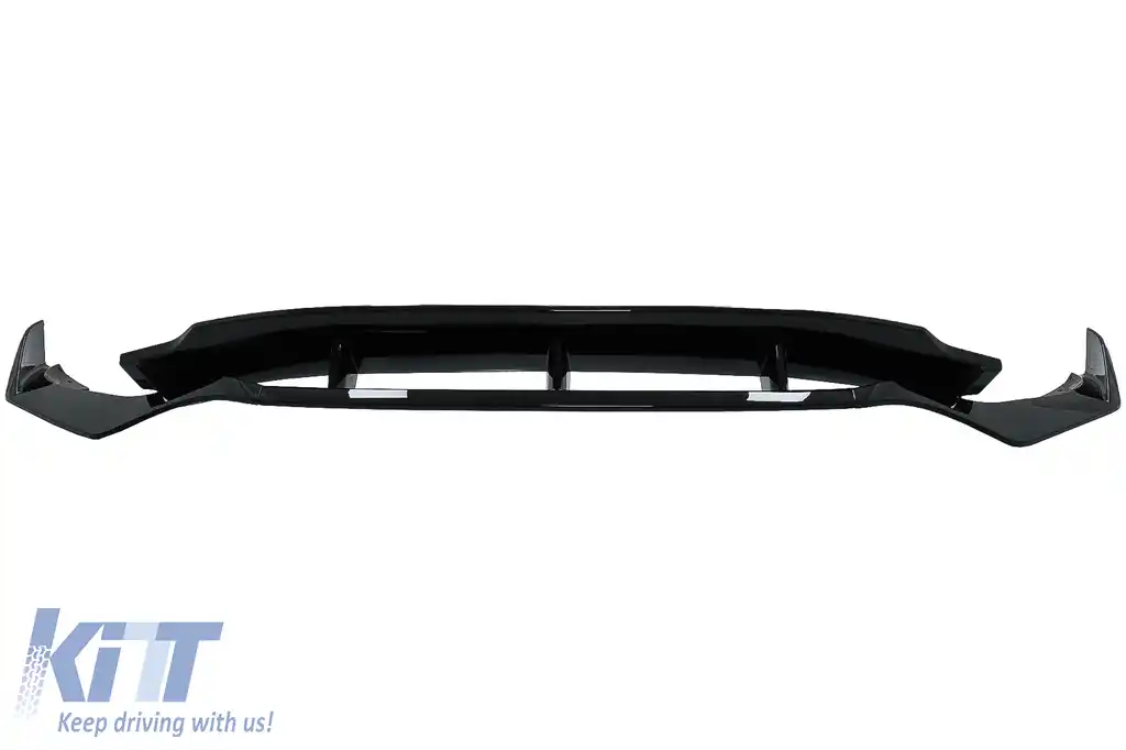 Pachet Exterior Aero cu Grila Centrala compatibil cu BMW X5 G05 (2018-2022) M-Tech Black Knight Design Negru Lucios-image-6080409