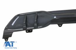 Pachet Exterior Aero Prelungire Bara Fata si Difuzor compatibil cu BMW X5 G05 (2018-2022) M Performance Design Carbon Film-image-6075990
