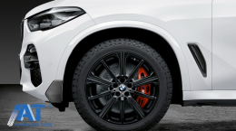 Pachet Exterior Aero Prelungire Bara Fata si Difuzor compatibil cu BMW X5 G05 (2018-2022) M Performance Design Carbon Film-image-6076002