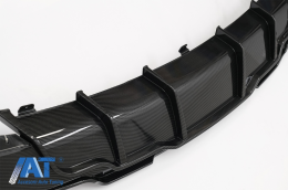 Pachet Exterior Aerodinamic compatibil cu Tesla Model 3 (2017-) Carbon Look-image-6086836