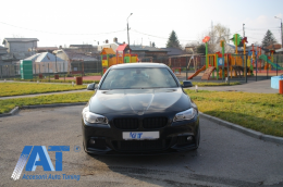 Pachet Exterior BMW F10 Seria 5 (2011-2014) M-Performance Design+Tobe Ornamente compatibil cu sistemul de evacuare ACS Look Stanga-image-6028385