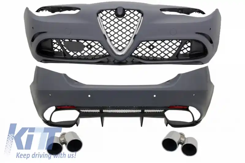 Pachet Exterior compatibil cu Alfa Romeo Giulia 952 Q4 (2016-Up) Quadrifoglio Racing Design