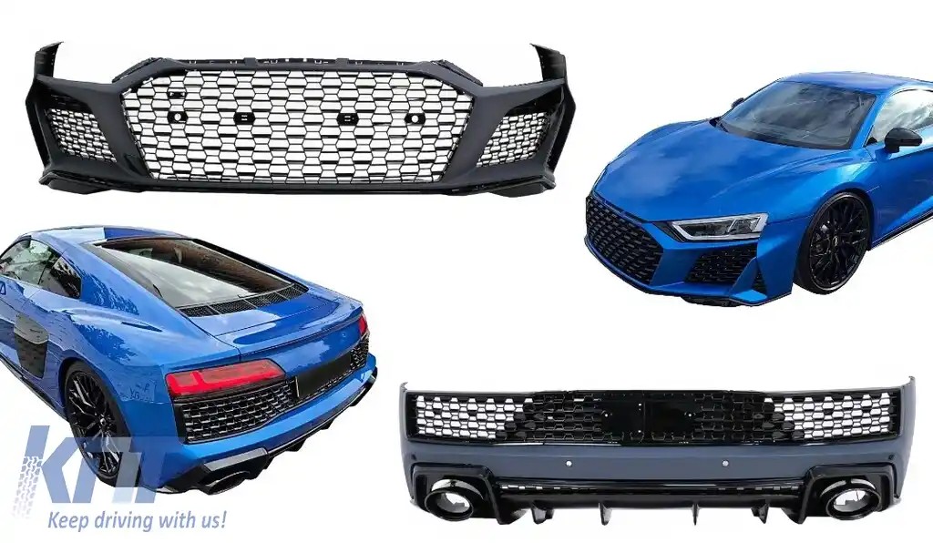 Pachet Exterior compatibil cu Audi R8 Coupe Cabrio (4S 2nd Generation) (2015-2021)-image-6110029