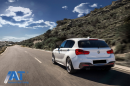 Pachet Exterior compatibil cu BMW 1 Series F20 LCI (2015-2018) cu Capace de oglinzi M-Technik Design-image-6071356