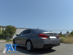 Pachet Exterior compatibil cu BMW F10 Seria 5 (2011-2014) M-Technik Design cu Ornament Evacuare ACS-look-image-6016059