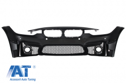 Pachet Exterior compatibil cu BMW F30 (2011-2019) EVO II M3 CS Design Fara Proiectoare cu Aripi Laterale si Tobe Ornamente Sistem de evacuare Carbon Fiber-image-6061560