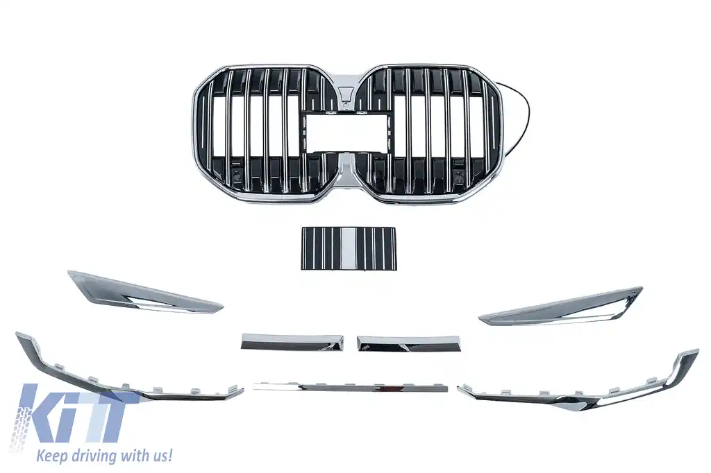 Pachet Exterior compatibil cu BMW G12 LCI Facelift Seria 7 (2019-Up) M-Technik Design-image-6128351