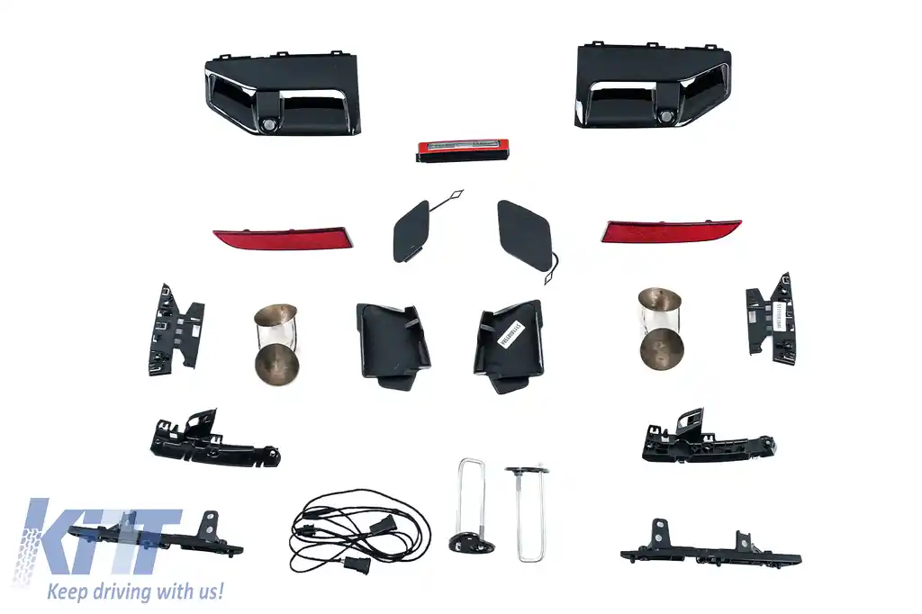Pachet Exterior compatibil cu BMW G12 LCI Facelift Seria 7 (2019-Up) M-Technik Design-image-6128361