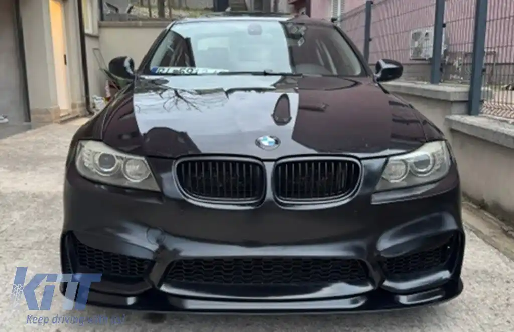 Pachet Exterior compatibil cu BMW Seria 3 E90 LCI Sedan (2008-2011) M4 Design-image-6278905