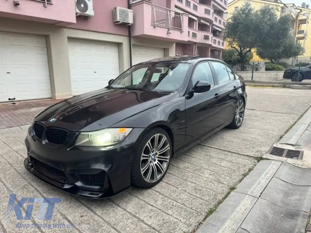 Pachet Exterior compatibil cu BMW Seria 3 E90 LCI Sedan (2008-2011) M4 Design-image-6278906