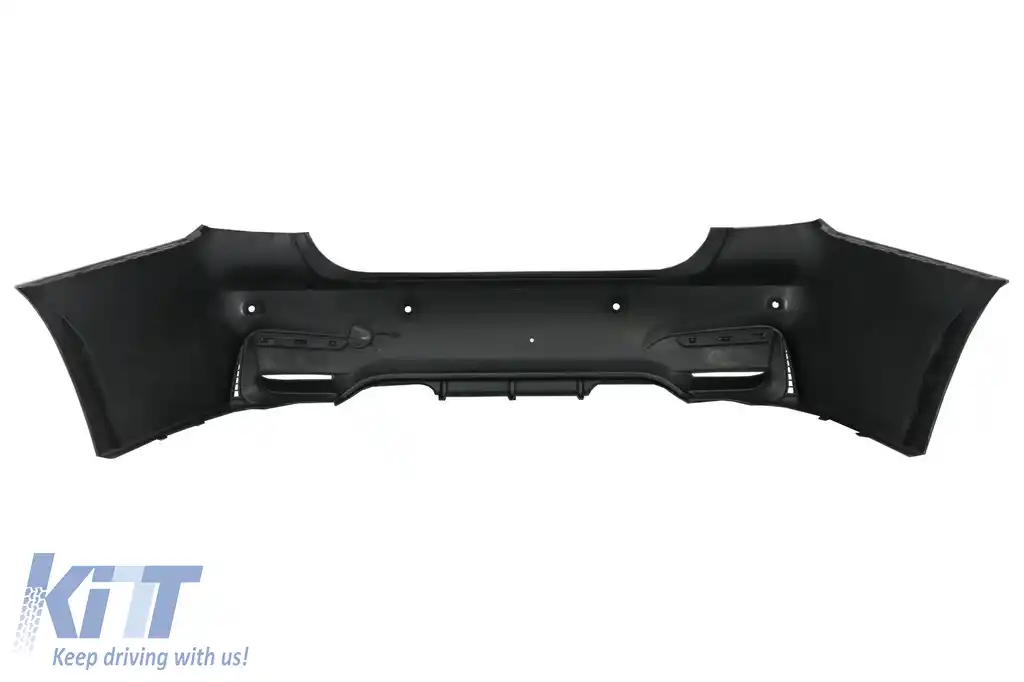 Pachet Exterior compatibil cu BMW Seria 3 F30 F31 Non LCI & LCI (2011-2018) M3 Sport Design cu Aripi Laterale Negru Crom-image-6059034