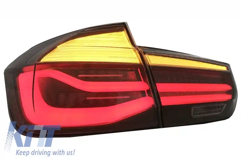 Pachet Exterior compatibil cu BMW Seria 3 F30  (2011-2019) cu Eleron Portbagaj si Stopuri LED Semnal Dinamic Secvential M-Performance Design-image-6064913