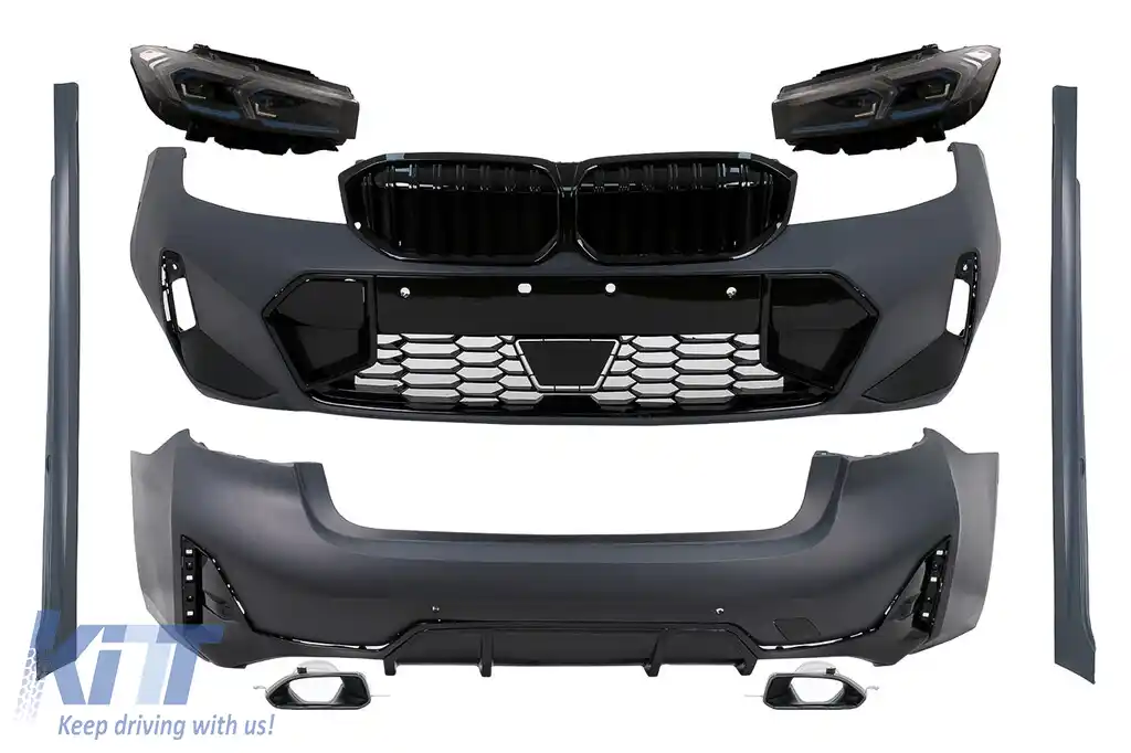 Pachet Exterior compatibil cu BMW Seria 3 G20 (2018-2022) Upgrade la LCI Design