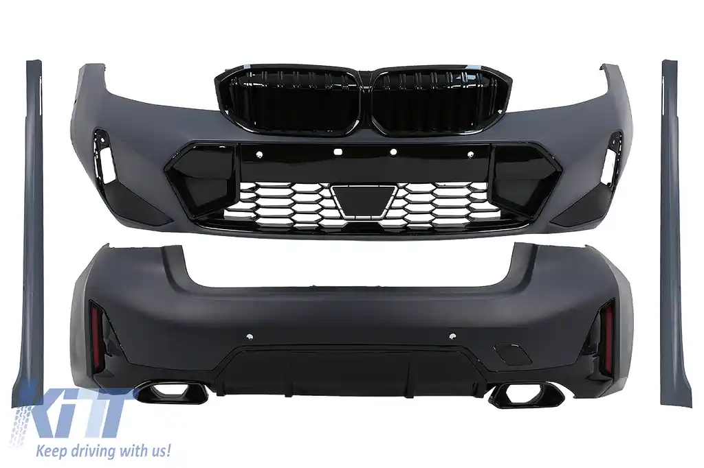 Pachet Exterior compatibil cu BMW Seria 3 G20 (2018-2022) Upgrade la LCI Design