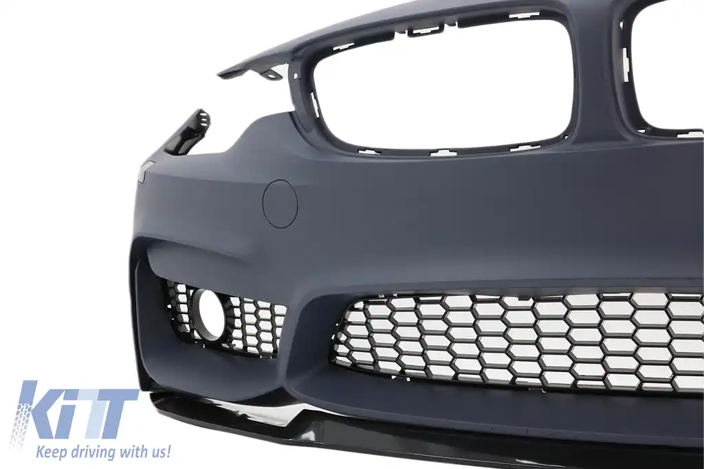 Pachet Exterior compatibil cu BMW Seria 4 F32 Coupe F33 Cabrio (2013-03.2019) M4 Design cu Proiectoare si Grile-image-6074569