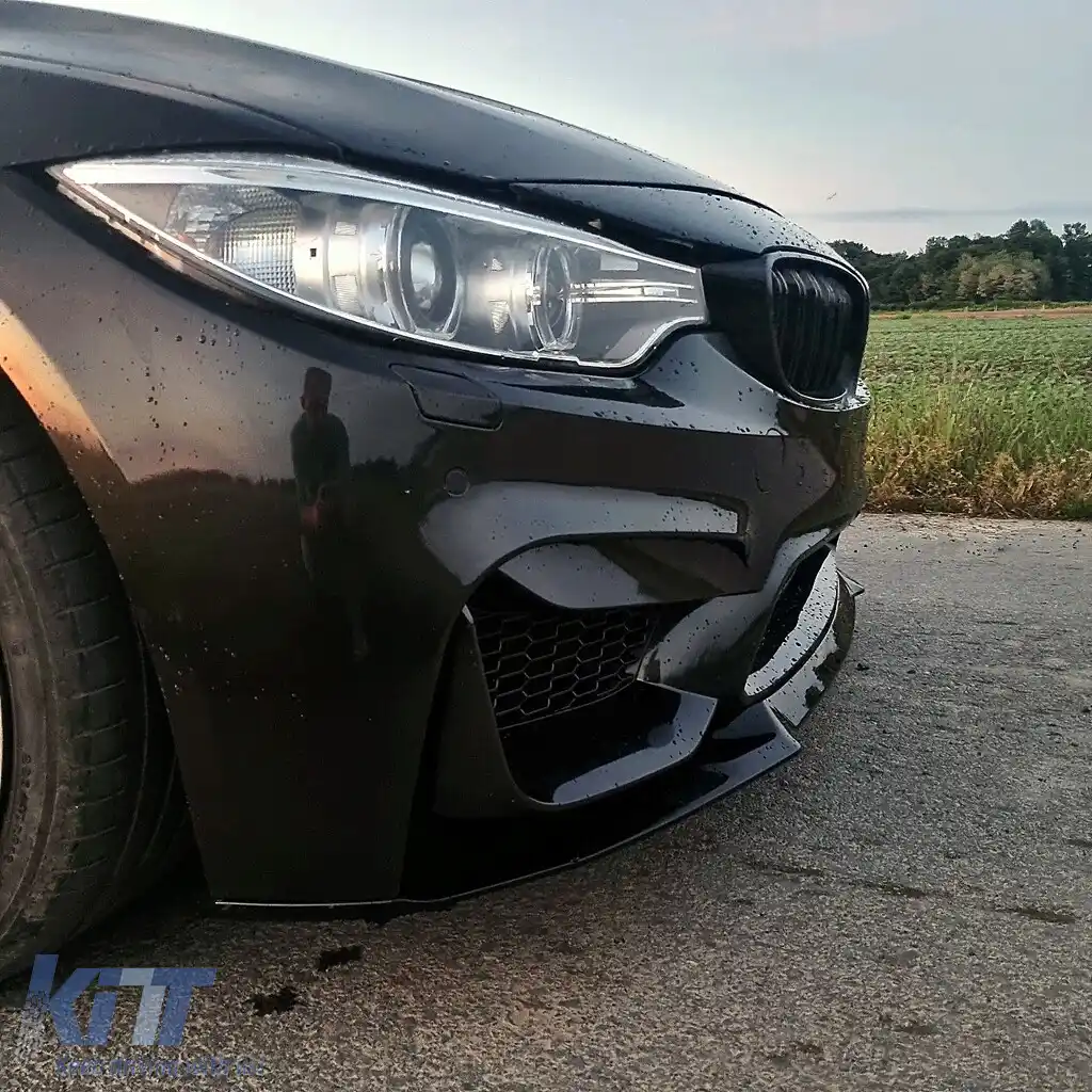 Pachet Exterior compatibil cu BMW Seria 4 F36 (2013-03.2019) M4 Look Gran Coupe Fara Proiectoare-image-6278228