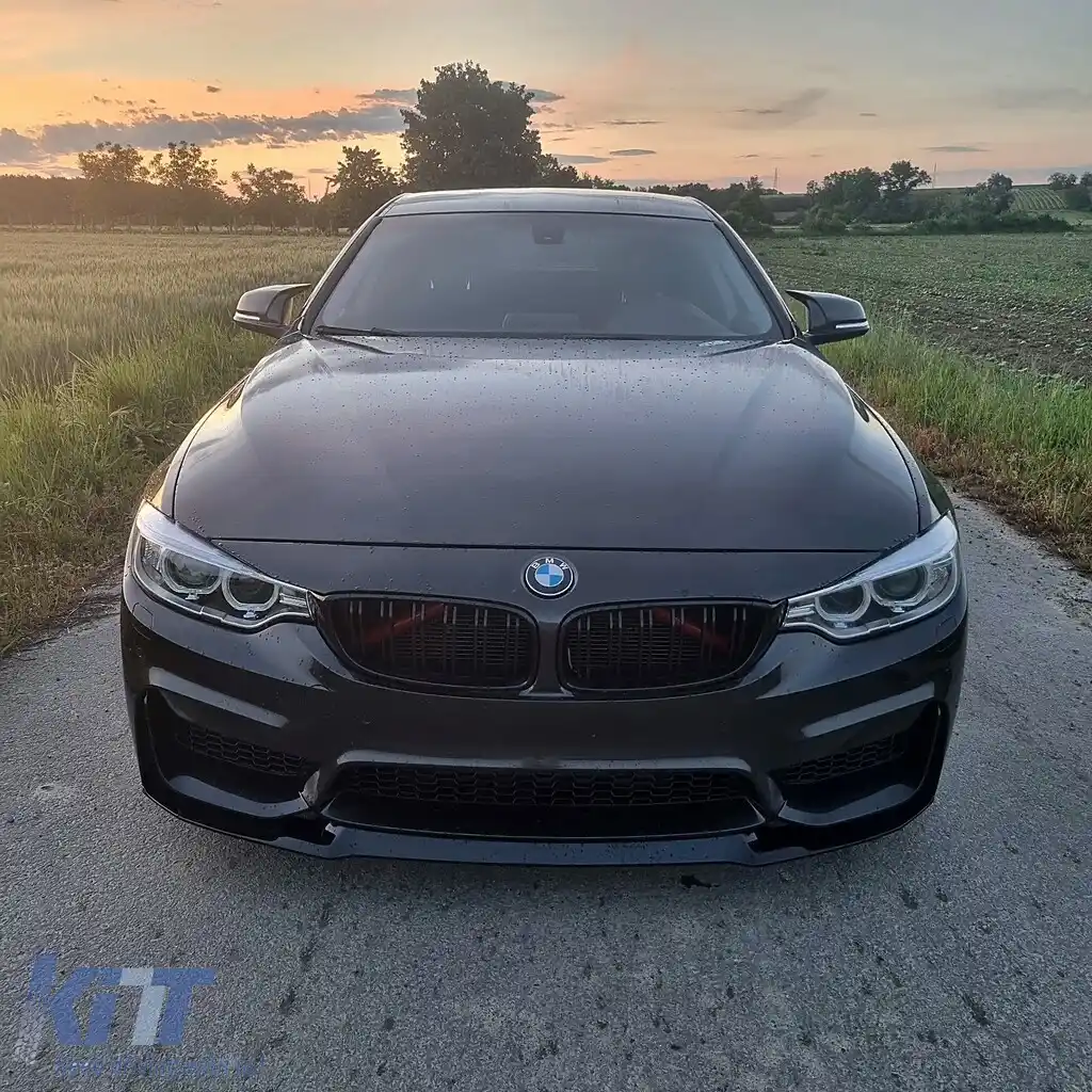 Pachet Exterior compatibil cu BMW Seria 4 F36 (2013-03.2019) M4 Look Gran Coupe Fara Proiectoare-image-6278232