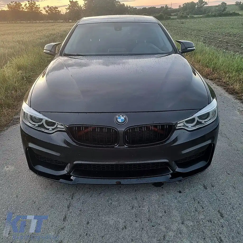 Pachet Exterior compatibil cu BMW Seria 4 F36 (2013-03.2019) M4 Look Gran Coupe Fara Proiectoare-image-6278237