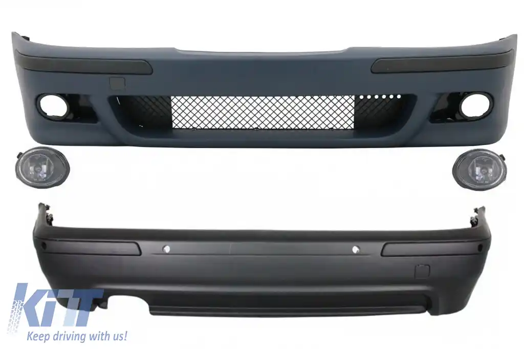 Pachet Exterior compatibil cu BMW Seria 5 E39 (1995-2003) cu Proiectoare Crom M5 Design
