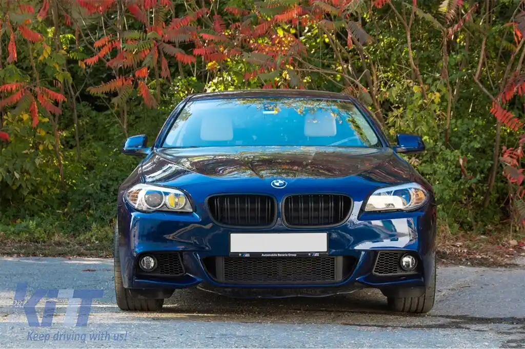 Pachet Exterior compatibil cu BMW Seria 5 F11 Touring (2011-2014) M-Technik M5 Design cu Praguri Laterale-image-6100053