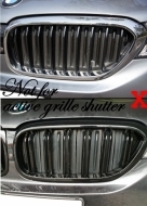 Pachet Exterior compatibil cu BMW Seria 5 G30 (2017-2019) M5 Design cu Grile Centrale Negru Lucios-image-6039339