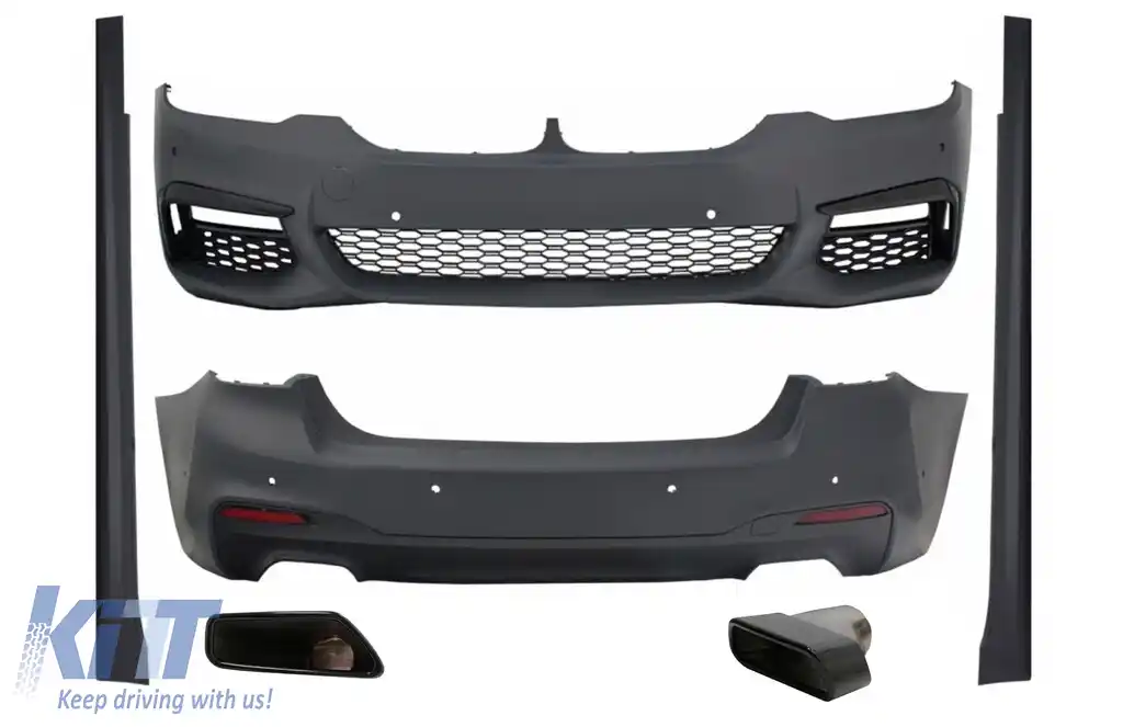 Pachet Exterior compatibil cu BMW Seria 5 G30 (2017-2019) si Tobe Ornamente M-Tech Design