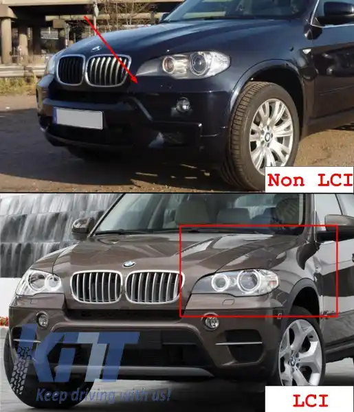 Pachet Exterior compatibil cu BMW X5 E70 (2007-2013) cu Aripi laterale X5M M Design-image-6039737