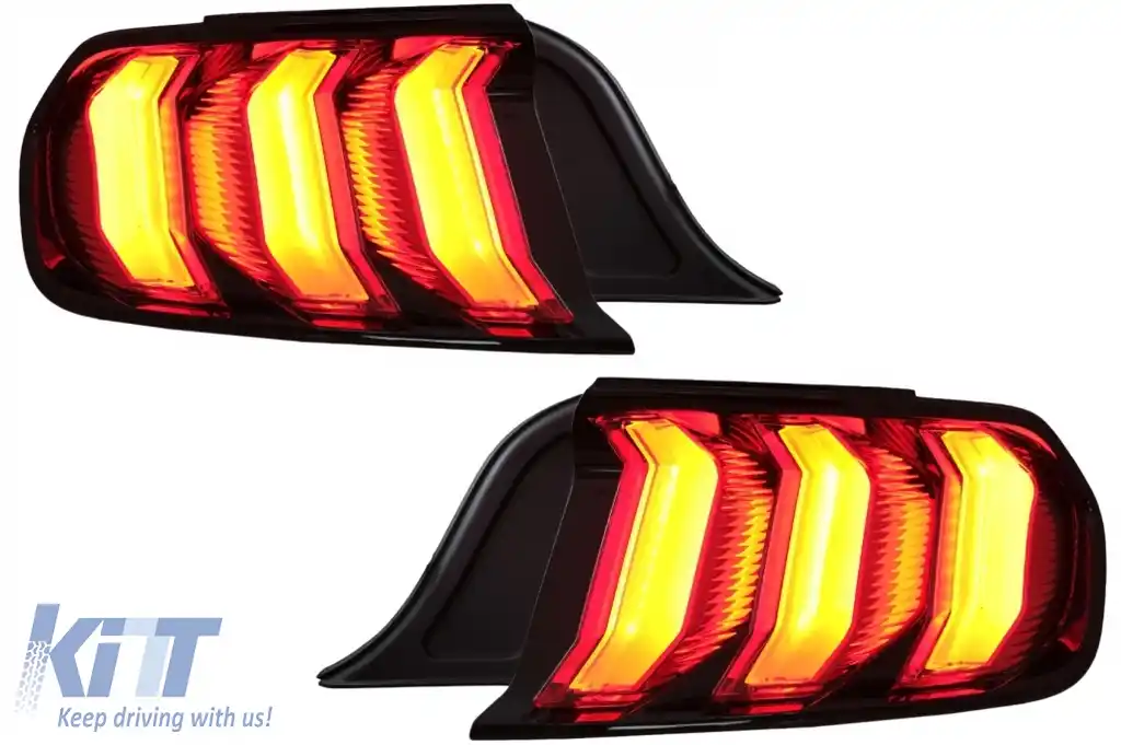 Pachet Exterior compatibil cu Ford Mustang Mk6 VI Sixth Generation (2015-2019) Coupe cu camera-image-6195358