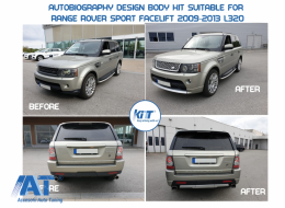Pachet Exterior compatibil cu Land Range Rover Sport L320 Facelift (2009-2013) Autobiography Design-image-6045072