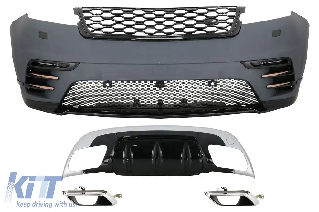 Pachet Exterior compatibil cu Land Range Rover Velar SUV L560 (2017-Up) Dynamic Look cu Lumini de zi LED-image-6074878