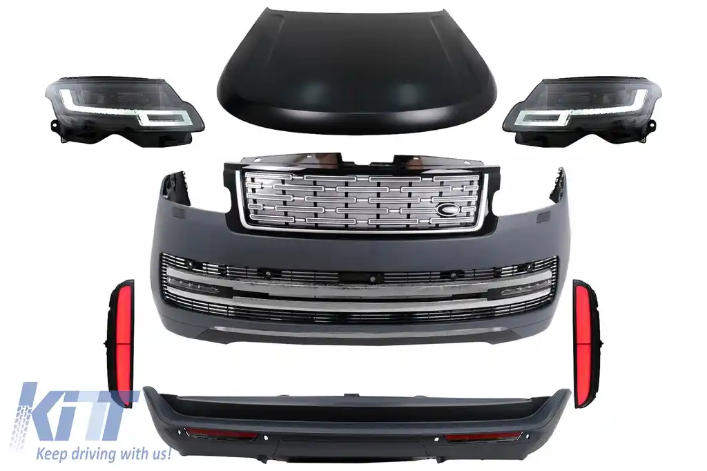 Pachet Exterior compatibil cu Land Range Rover Vogue L405 (2013-2017) Conversie la 2023 Design