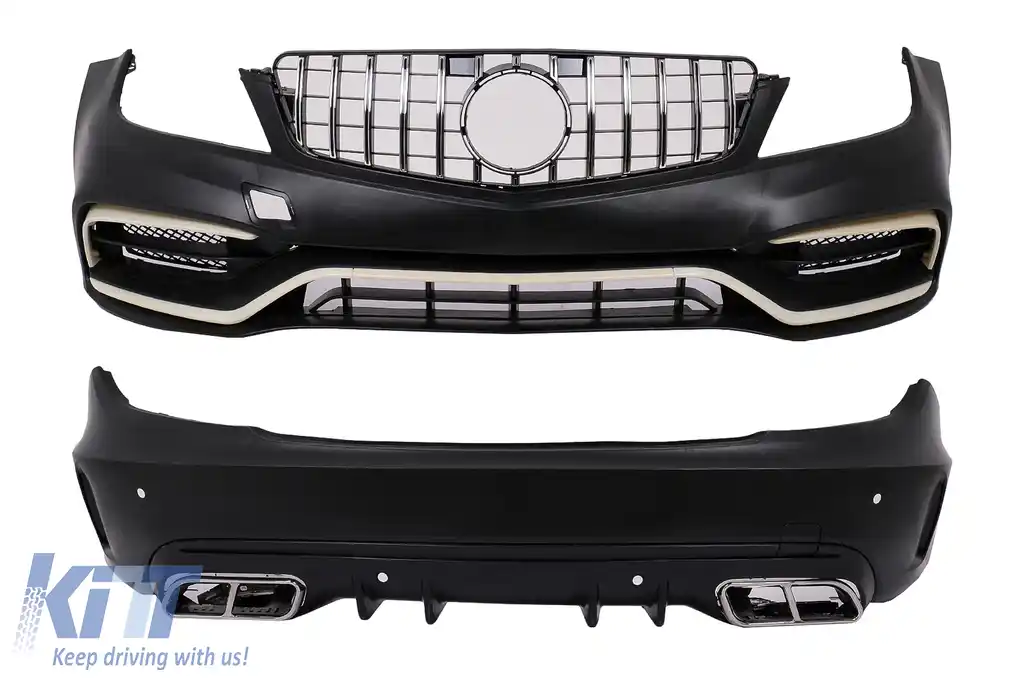 Pachet Exterior compatibil cu Mercedes C-Class W204 (2007-2015) Conversie la W205 C63 Design