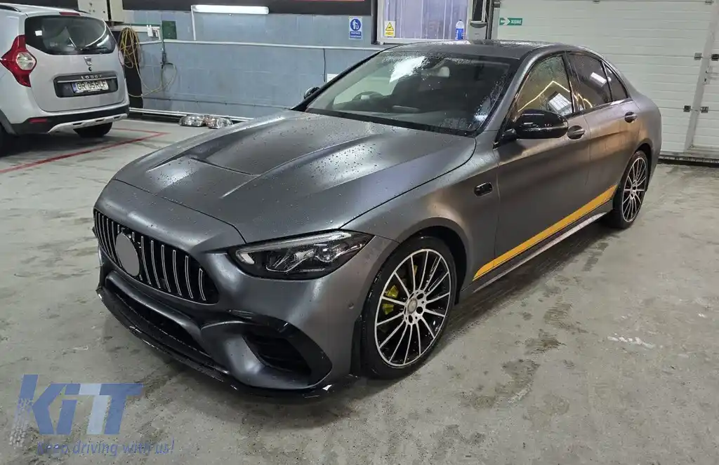 Pachet Exterior compatibil cu Mercedes C-Class W205 Sedan (2014-2018) Conversie la W206 C63 Design-image-6211357