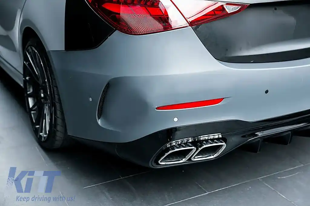 Pachet Exterior compatibil cu Mercedes C-Class W205 Sedan (2018-2022) Conversie la W206 C63 Design-image-6113105