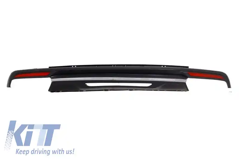 Pachet exterior compatibil cu Mercedes Clasa S W222 Sport Line (2013-06.2017) S63 Design cu Ornamente Evacuare Negre-image-6024610