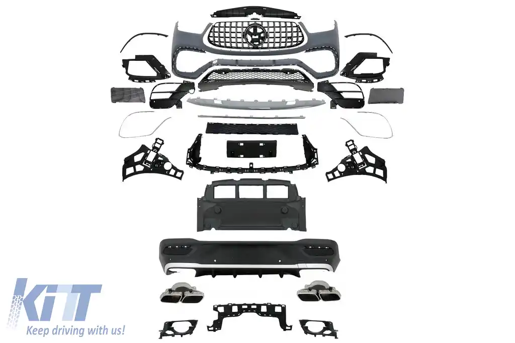 Pachet Exterior compatibil cu Mercedes GLE C167 Sport Line (2019-Up) GLE 63S Design-image-6091471