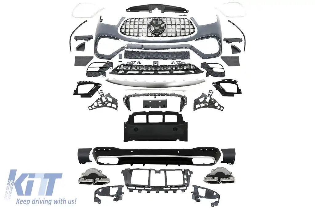 Pachet Exterior compatibil cu Mercedes GLE W167 SUV Sport Line (2019-Up) GLE 63S Design-image-6096445