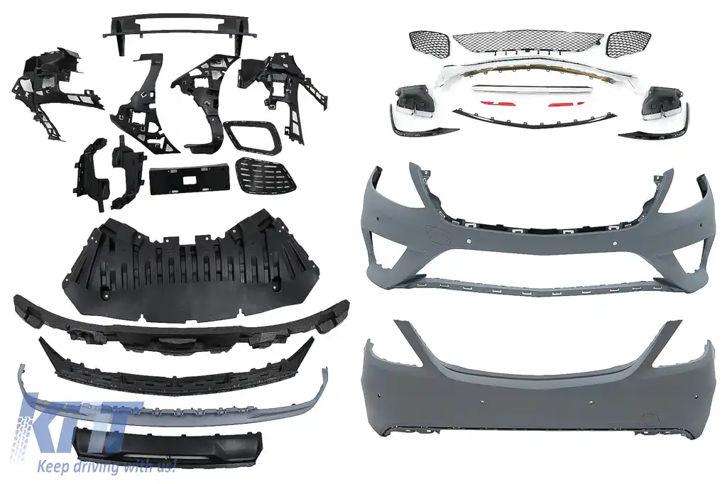 Pachet Exterior compatibil cu Mercedes S-Class W222 (2013-06.2017) S63 Design-image-6097734