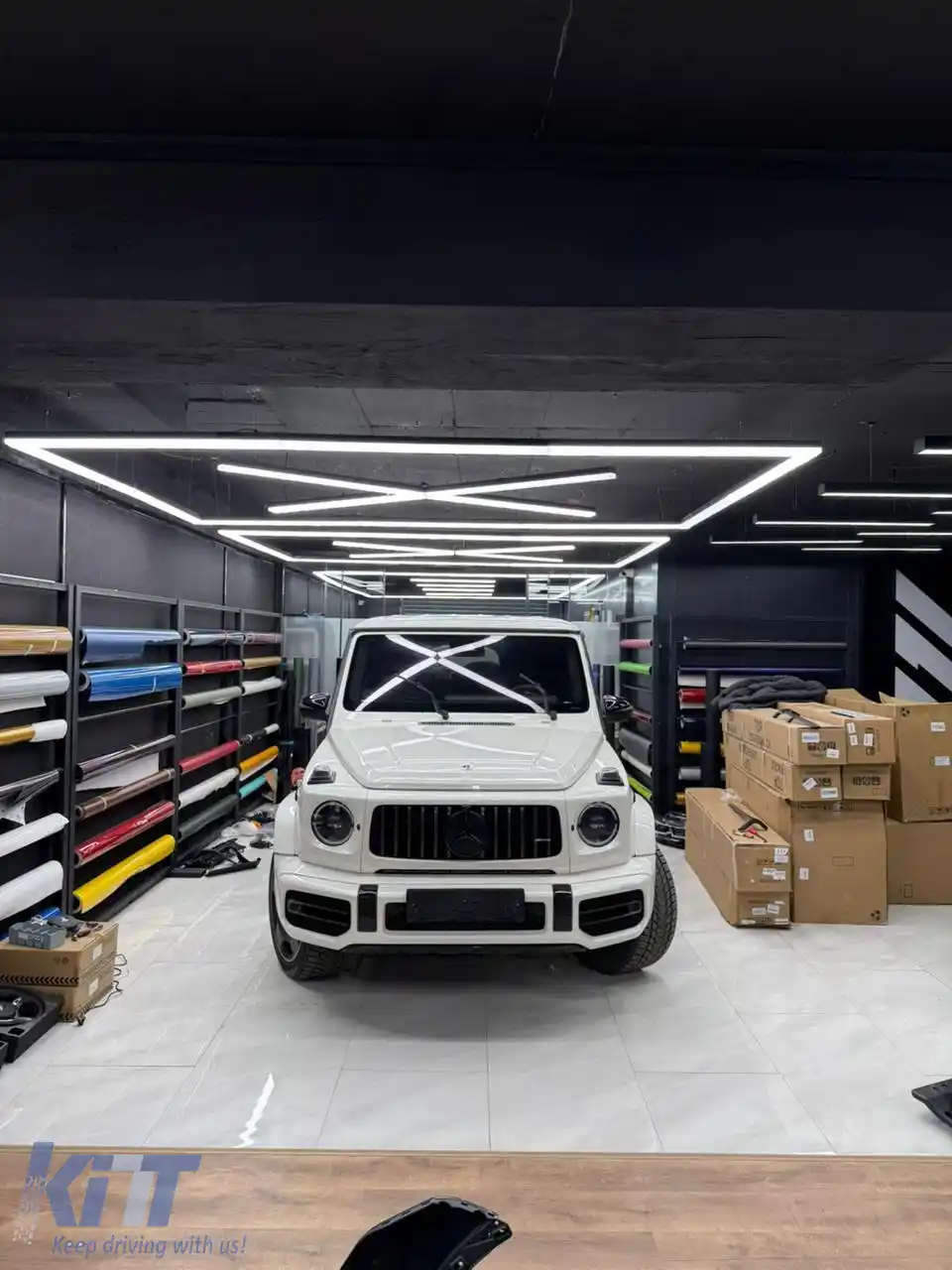 Pachet Exterior compatibil cu Mercedes W463 G-Class (2012-2017) Conversie la 2024 G63 Design-image-6128745