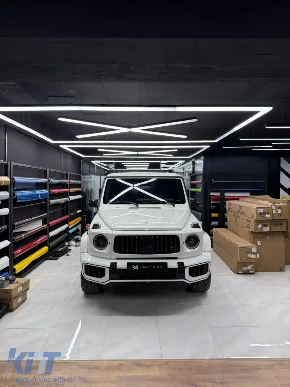 Pachet Exterior compatibil cu Mercedes W463 G-Class (2012-2017) Conversie la 2024 G63 Design-image-6128746