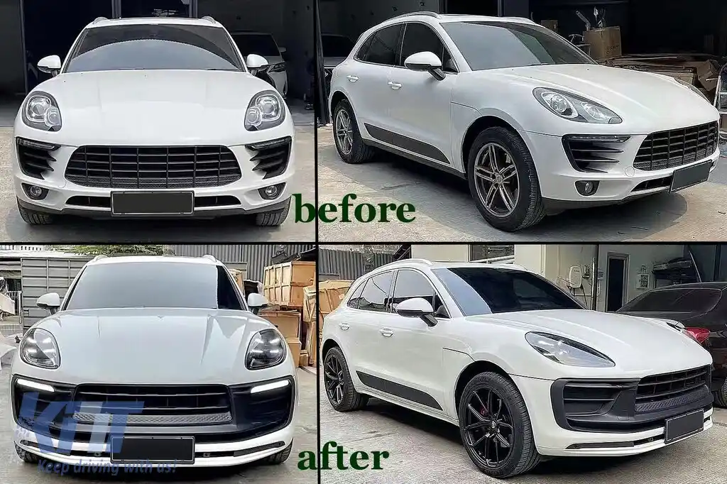 Pachet Exterior compatibil cu Porsche Macan 95B (2014-2023) Conversie la GTS Design-image-6109034