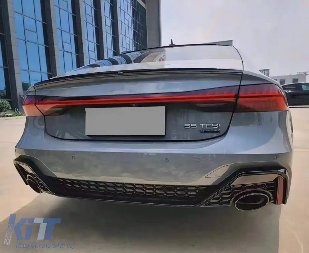 Pachet Exterior Complet compatibil cu Audi A7 4G Facelift (2015-2017) Wide RS Design Conversie la 2020+-image-6128174