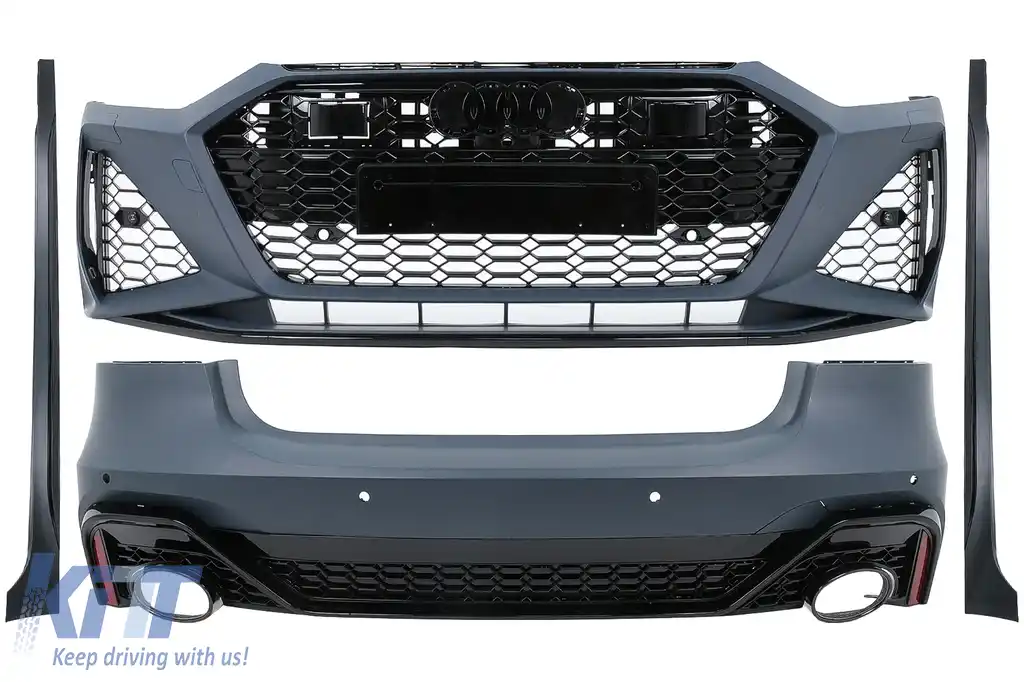 Pachet Exterior Complet compatibil cu Audi A7 4K8 (2018-2021) RS Design